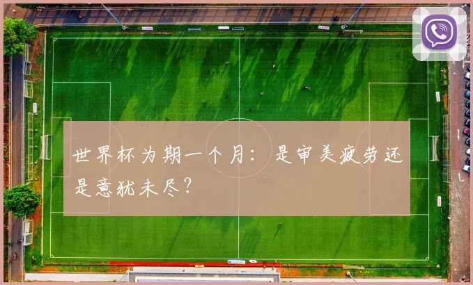 世界杯为期一个月：是审美疲劳还是意犹未尽？